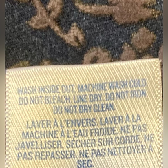 Old Navy Diva Flocked Dark Denim Skinny Jeans, sz 10 - Picture 6 of 6